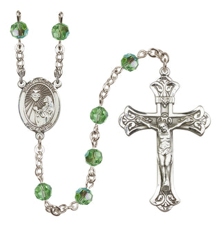 Sterling Silver 6mm Saint Margaret Mary Alacoque  Engraved Catholic Rosaries