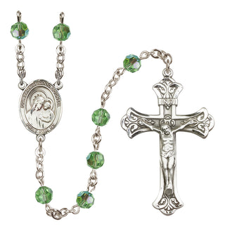 Sterling Silver 6mm Our Lady of Good Counsel  Engraved Catholic Rosaries