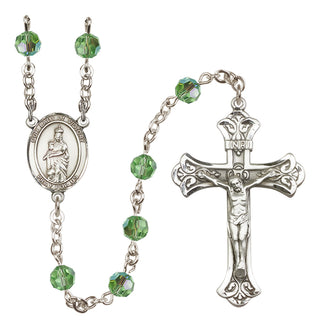 Sterling Silver 6mm Our Lady of Victory  Engraved Catholic Rosaries