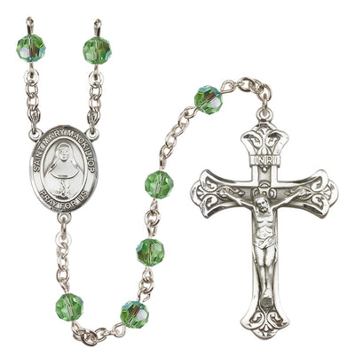 Sterling Silver 6mm St. Mary Mackillop Rosary | Engravable