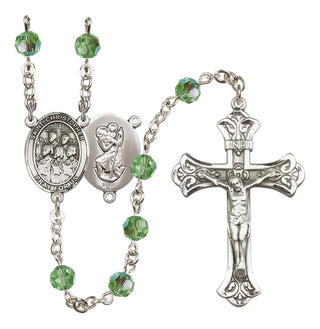 Sterling Silver 6mm Saint Christopher / Choir Rosary