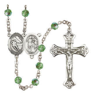 Sterling Silver 6mm Saint Sebastian / Hockey Rosary