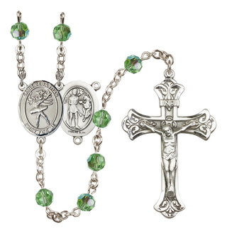 Sterling Silver 6mm Saint Sebastian / Dance Rosary