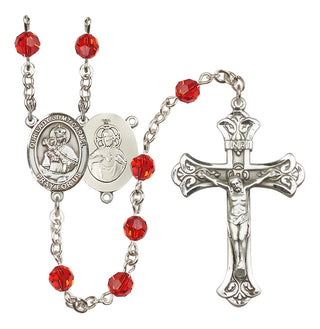 Sterling Silver 6mm Our Lady of Mount Carmel Rosary