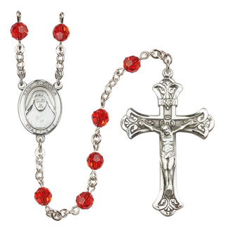 Sterling Silver 6mm Saint Alphonsa of India  Engraved Catholic Rosaries