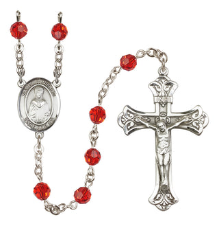 Sterling Silver 6mm Saint Winifred of Wales  Engraved Catholic Rosaries