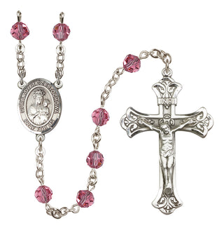 Sterling Silver 6mm Our Lady of Czestochowa Rosary