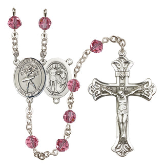 Sterling Silver 6mm Saint Sebastian / Dance Rosary