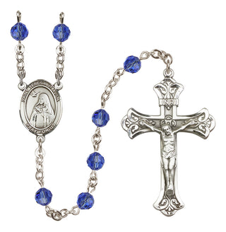 Sterling Silver 6mm Saint Teresa of Avila  Engraved Catholic Rosaries