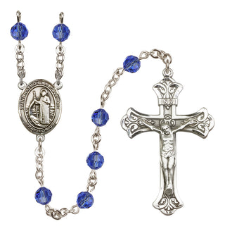 Sterling Silver 6mm Saint Raymond of Penafort  Engraved Catholic Rosaries