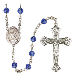 Sterling Silver 6mm Blessed Herman the Cripple  Engraved Catholic Rosaries