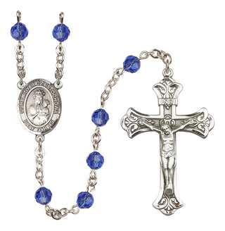 Sterling Silver 6mm Our Lady of Czestochowa Rosary