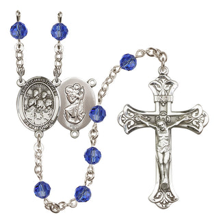 Sterling Silver 6mm Saint Christopher / Choir Rosary