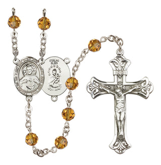 Sterling Silver 6mm Scapular  Engraved Catholic Rosaries