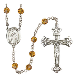 Sterling Silver 6mm Saint Samuel  Engraved Catholic Rosaries