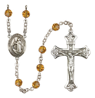 Sterling Silver 6mm Saint Raymond of Penafort  Engraved Catholic Rosaries
