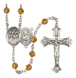 Sterling Silver 6mm Saint Christopher / Choir Rosary