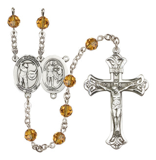 Sterling Silver 6mm Saint Sebastian / Golf Rosary