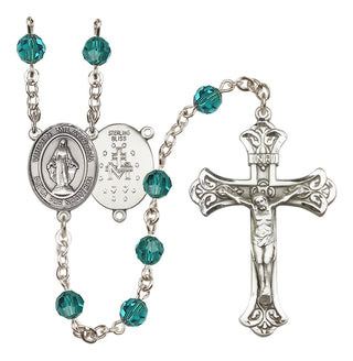 Sterling Silver 6mm Virgen Milagrosa Rosary