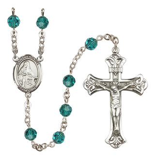 Sterling Silver 6mm Saint Veronica  Engraved Catholic Rosaries