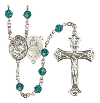 Sterling Silver 6mm Our Lady of Mount Carmel Rosary