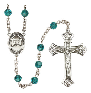 Sterling Silver 6mm Saint Jose Sanchez del Rio  Engraved Catholic Rosaries