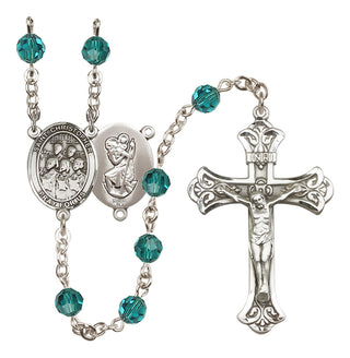 Sterling Silver 6mm Saint Christopher / Choir Rosary