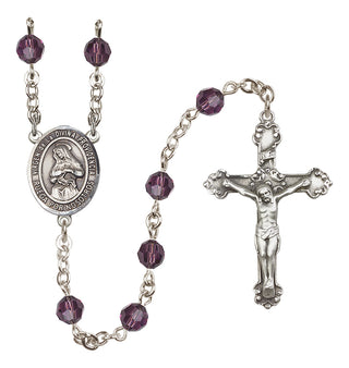 Sterling Silver 6mm Virgen de la Divina Providencia  Engraved Catholic Rosaries