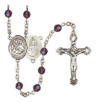 Sterling Silver 6mm Our Lady of Mount Carmel Rosary