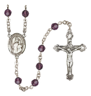 Sterling Silver 6mm Our Lady of Consolation  Engraved Catholic Rosaries
