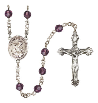 Sterling Silver 6mm Blessed Herman the Cripple  Engraved Catholic Rosaries