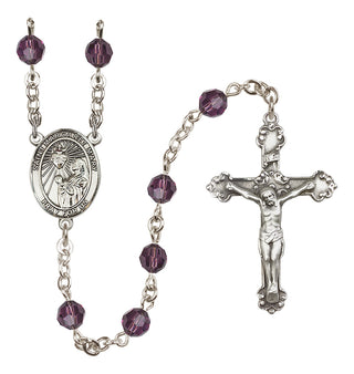 Sterling Silver 6mm Saint Margaret Mary Alacoque  Engraved Catholic Rosaries