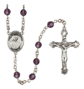 Sterling Silver 6mm Blessed John Henry Newman  Engraved Catholic Rosaries