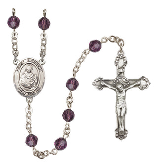Sterling Silver 6mm Saint Norbert of Xanten  Engraved Catholic Rosaries