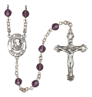 Sterling Silver 6mm Saint John XXIII  Engraved Catholic Rosaries