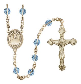 14kt Gold Filled 6mm Blessed Emilie Tavernier Gamelin  Engraved Catholic Rosaries