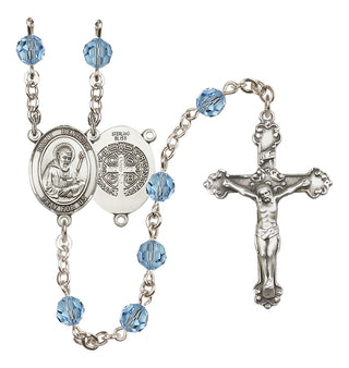 Sterling Silver 6mm Saint Benedict Rosary