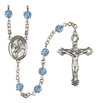 Sterling Silver 6mm Saint John of God  Engraved Catholic Rosaries