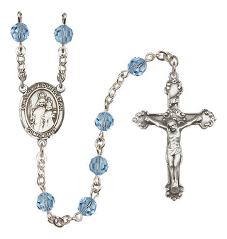 Sterling Silver 6mm Our Lady of Consolation  Engraved Catholic Rosaries