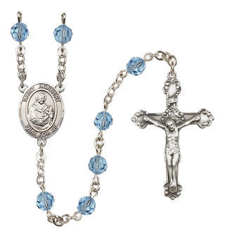 Sterling Silver 6mm Saint Norbert of Xanten  Engraved Catholic Rosaries