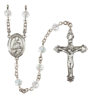 Sterling Silver 6mm Saint Daniel  Engraved Catholic Rosaries