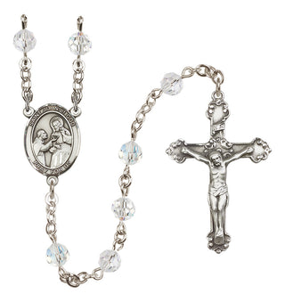 Sterling Silver 6mm Saint John of God  Engraved Catholic Rosaries