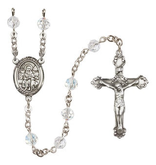 Sterling Silver 6mm Saint Germaine Cousin  Engraved Catholic Rosaries