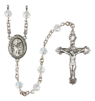 Sterling Silver 6mm San Juan de la Cruz  Engraved Catholic Rosaries