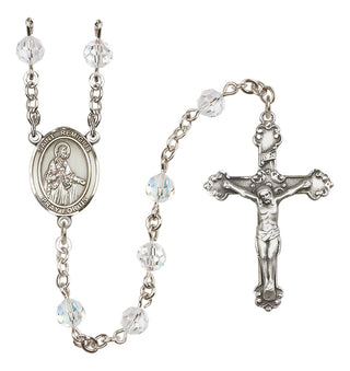 Sterling Silver 6mm Saint Remigius of Reims  Engraved Catholic Rosaries