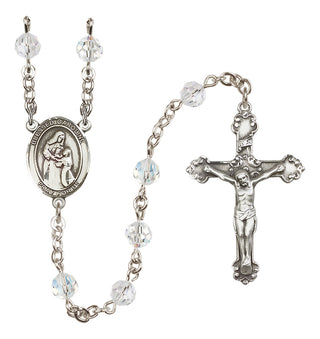 Sterling Silver 6mm Blessed Caroline Gerhardinger  Engraved Catholic Rosaries