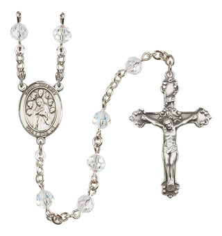 Sterling Silver 6mm Saint Felicity  Engraved Catholic Rosaries