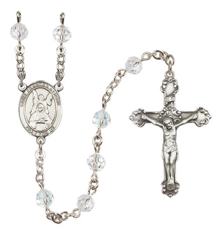 Sterling Silver 6mm Saint Frances of Rome  Engraved Catholic Rosaries