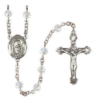 Sterling Silver 6mm Saint Paul the Hermit  Engraved Catholic Rosaries