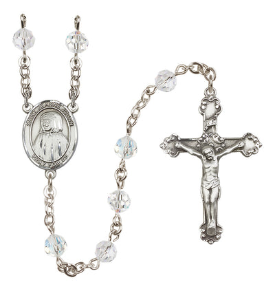Sterling Silver 6mm St. Jeanne Jugan Rosary | Engravable